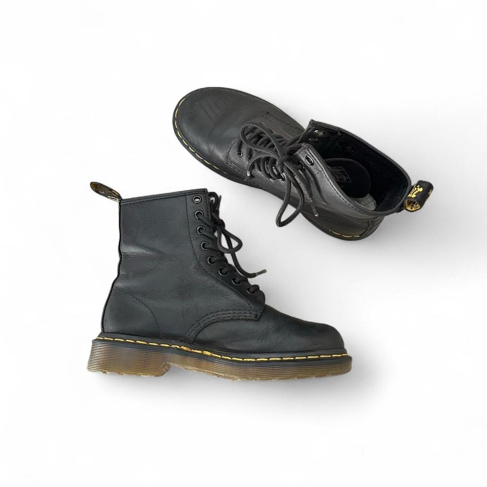 Dr. Martens Black Leather Boots 1460